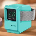 thumbnail image 4 of Soporte De Reloj Soporte de cargador Soporte de base antideslizante para Apple Watch 7 6 5 4 3 2 1 (verde menta) Tmvgtek Para estrenar, 4 of 8