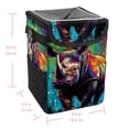 thumbnail image 5 of Rhinoceros Foldable with Lid Leak-Proof Hanging Storage Bag Mini Trash Can Car Trash Bin Trash Can for Car, 5 of 6
