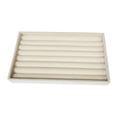 thumbnail image 2 of Jewelry Tray Multipurpose Showcase Display Organizer for Large Capacity Beige Beige Rings Tray, 2 of 8