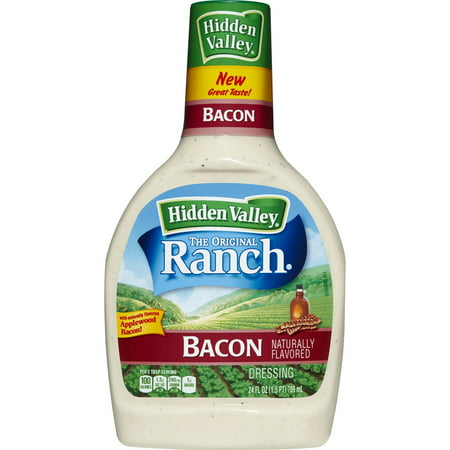 Hidden Valley Original Ranch Dressing, Bacon, 24 Fluid ...