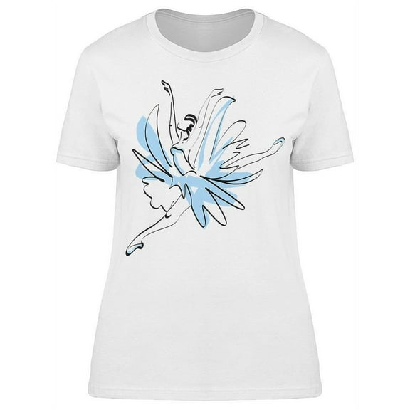 Ballerina Jumps T-Shirt Women -Image by Shutterstock, Female x-Large