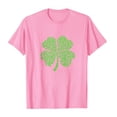 thumbnail image 4 of Aoochasliy Women Casual St Patrick's Day Printed Tops Round Neck Pullover Comfy Soft Short Sleeve Tee Stylish for Daily Outing Holiday Street, 4 of 5