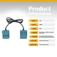 thumbnail image 4 of Lithium Battery Adapter, Belt Clip 18V Battery Extension Cable Tool Convenient ABS Easy To Connect  for Power Tool, 4 of 7