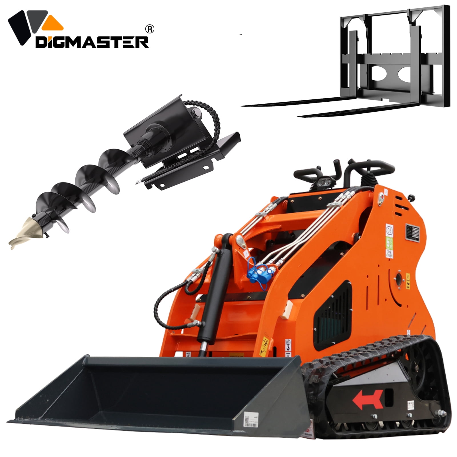 Mini Skid Steer Loader 13.5HP EPA Briggs & Stratton Gas Engine