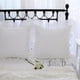 thumbnail image 1 of DEKAXID 1 pieza Princesa Blanco Puro Doble Capa Encaje Volante Algodón Boda Puro Algodón Ropa de Cama Funda de Almohada Funda de Almohada Decoración de Otoño, 1 of 4