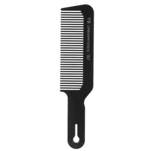 Peines de corte de peine de pelo antiestático de cabeza plana para corte de pelo de corte de salón Tmvgtek cuidado belleza