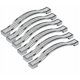 thumbnail image 1 of Pomo para puerta de rata de 6x 160mm, pomo para armario, Compatible con armario, contenedor, armario, plateado, 1 of 1