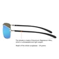 thumbnail image 3 of Gafas de sol ZHILE rectangulares polarizadas Al-Mg Alloy UV400, 3 of 6