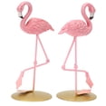 thumbnail image 6 of High Simulation Resin Flamingo Statue Figurine Collectible Ornament Art for Living Room Bedroom Girl Heart Desktop Decoration, 6 of 9