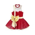 thumbnail image 5 of inhzoy Kids Girls Sequins Tutu Dress for Christmas Dance Performance Santa Girls Dress-Up,Sizes 4-16 Red 8, 5 of 8