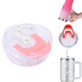 thumbnail image 1 of 40oz Tumbler Lids Replacement For Cup Replacement 40 Oz Tumbler Lid Reusable Tumbler Cover Replacement Spill Proof Splash Tumbler Lids For And More Coffee, 1 of 9