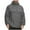 #Gray, variant on DPTALR Men's Solid Color Waterproof Hooded Jacket with Zipper Pockets,Long Sleeved for Climbing and Running,Black,, M
