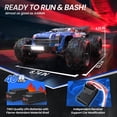 thumbnail image 3 of DEERC H16E Brushless Extreme High Speed RC Monster Truck, Max 70kph, 1:16 4X4 RTR Fast RC Cars for Adults, All Terrains Off Road Hobby Electric Vehicle Gift for Boys, 2 Li-po Batteries, 3 of 10