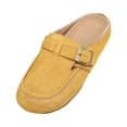 thumbnail image 2 of Norvail Womens Vintage Clunky Toe Slide Sandals, Comfortable Summer Slippers with Footbed Arch Support, Slip On Cushion Slides, Walking Sandals for Women With Arch Support, 2 of 4