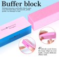 thumbnail image 3 of Nail File and Buffer- 3pcs Double Sided Nail File, Rectangular Nail Buffer, Buffer Block Sponge Polished, Nail Brush, Come with Cuticle Nipper and Pusher, Perfect Manicure Tool Kit for Shiny Nail, 3 of 5