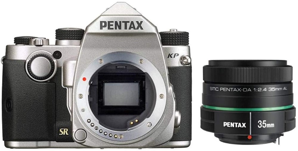 Pentax KP 24.32 Weatherproof DSLR Camera (Silver) with