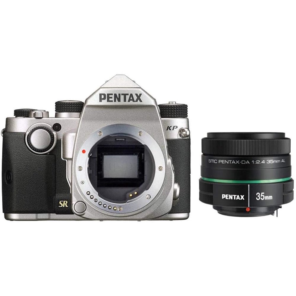 Pentax KP 24.32 Weatherproof DSLR Camera (Silver) with