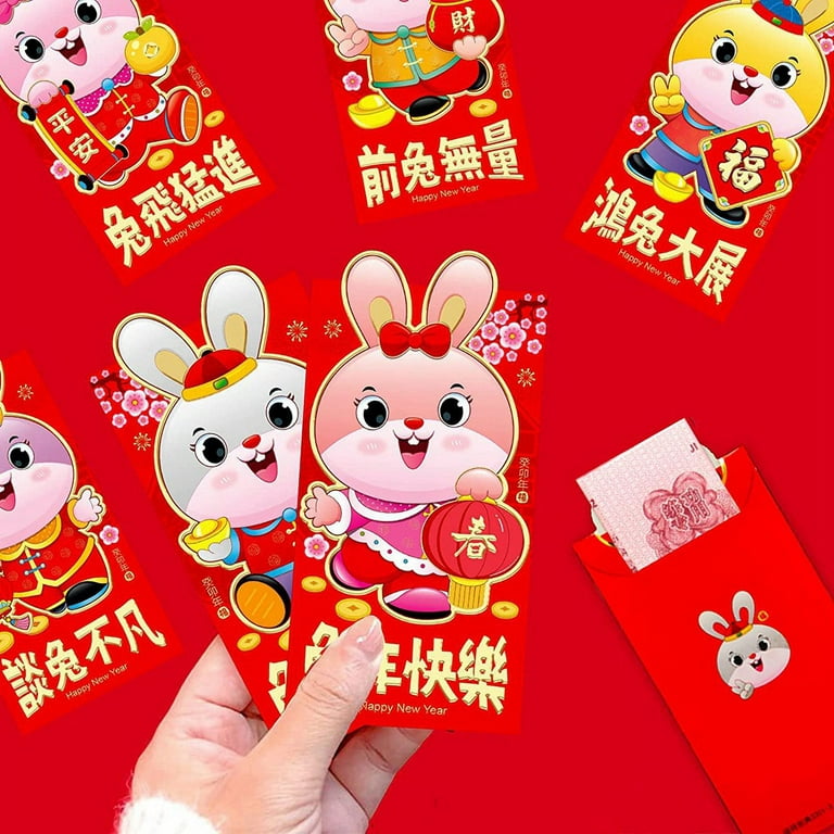 Generic 24 PCS 3D Cute Rabbit Red Envelope (C) @ Best Price Online