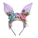 thumbnail image 1 of Diadema con Orejas de conejo, accesorios para fotos, aro para el pelo, regalos para fiesta de cumpleaños y Halloween Púrpura, 1 of 8