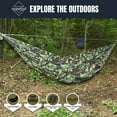 thumbnail image 5 of onewind Camping Hammock Ultralight Single Person, Portable Compact, Camo Green, 11ft*55inch, 5 of 9