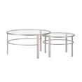 thumbnail image 1 of Henn&amp;Hart CT0053 Coffee Table, One Size Nickel, 1 of 13
