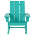 thumbnail image 3 of Parkdale Chaise à Bascule Adirondack en Plastique HDPE pour Extérieur Turquoise, 3 of 7