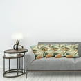 thumbnail image 3 of Ambesonne Mid Century Modern Boho Throw Pillow Cover 4 Pack, Landscape, 20", Amber Teal Burnt Orange, 3 of 7
