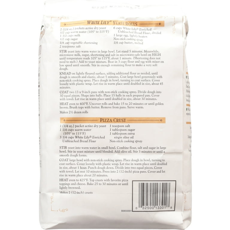 White Lily Bread Flour, 5 Pound