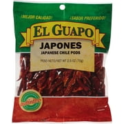 El Guapo Whole Japanese Chili Peppers (Chile Japones Entero), 2.5 oz