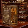thumbnail image 4 of Antique Book Collection Models, 3D Puzzle Toys, Adult Book Nook Sets, Handcrafted DIY Miniature Landscape Cabins, Family Interactive Brain-Teaser Gifts, 4 of 11