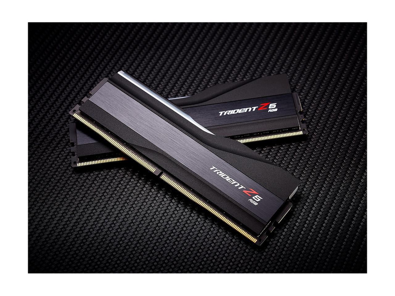 G.SKILL Trident Z5 RGB Series 64GB (2 x 32GB) 288-Pin PC RAM DDR5 5600 Desktop Memory Model F5-5600J3036D32GX2-TZ5RK