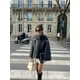 thumbnail image 3 of Fashion Loose Wool Coat With Scarf Women Elegant Pockets Long Sleeve Warm Jacket Lady 2023 Winter Single Breasted Thick Outwear, 3 of 4