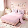 thumbnail image 3 of Manfei Cute Coquette Bowknot 7-Piece Twin Bedding,Modern Soccer Games Bedding Comforter Set,Pink Reversible, 3 of 7