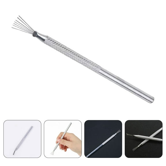 CRAFTHROU 2Pcs Diy Clay Tools for Sculpture Creation and Pottery Projects in Silver