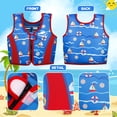 thumbnail image 7 of Gogokids Kids Swim Vest Neoprene Float Swimming Life Jacket Boys Girls Training Swimwear, 7 of 7