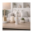 thumbnail image 2 of Squiggly Bunny with Heart Figurine for Home Decor - Ceramic Sculpture with Loops Pattern for Bathroom, Office, Living Room and Shelf Display - Ornament Accent for Coffee Table - 12", Black & White, 2 of 13
