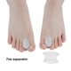thumbnail image 1 of 1 par de separadores de dedos de silicona espaciador pulgar Hallux Valgus juanete Corrector Ndcxsfigh Cuidado Belleza, 1 of 6
