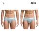 thumbnail image 4 of Qarigey Calzoncillos de nailon para hombre, 2 uds., Stay Cool, Sexy, suave y Flexible Ropa interior Bebe azul L, 4 of 6