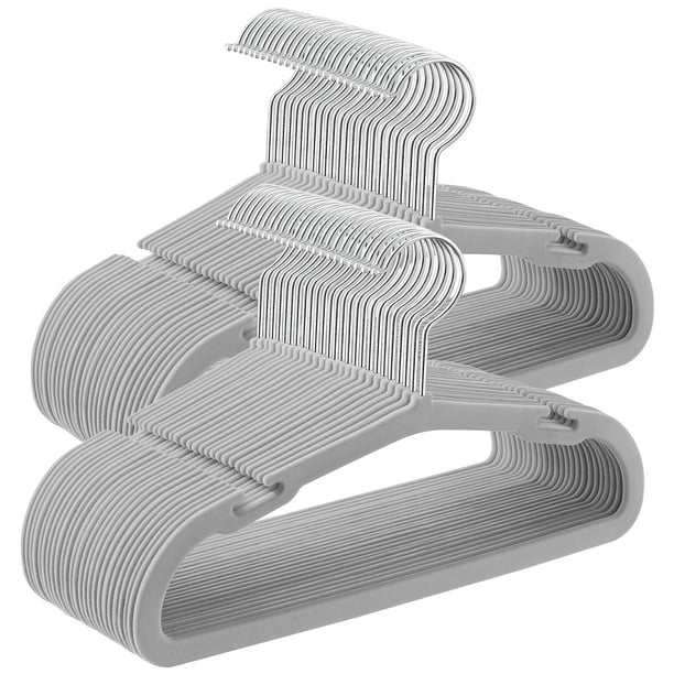 Perchas para bebés SONGMICS, 50 unidades, 28 x 17,5 cm, terciopelo antideslizante