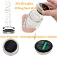 thumbnail image 4 of Farol eléctrico Aikeve Solar Mason Jar, paquete de 4 luces LED, 4 of 7