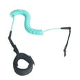 thumbnail image 4 of Vsenkes Coiled Surfboard Leash Lightweight Paddle Leash for Outdoor Shortboard Kayak Light Blue, 4 of 9