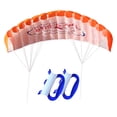 thumbnail image 2 of 2x Doble Línea de para Surf Trainer Parafoil Cometas Paracaídas para Entrenamiento de surf Deportes Acuáticos Al Aire Li Soledad Cometa acrobática de surf, 2 of 10