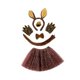 thumbnail image 2 of Conjunto orejas y cola larga animal para disfraces Halloween. Accesorios para juegos rol. Regalos Halloween. Juego de 6 piezas para adultos, 2 of 8