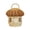A#01, variant on Woven Storage Basket, Mushroom Shaped Rattan Handheld Flower Gift Basket Novelty Wicker House Bin with Lid and Handle for Tabletop Desk Countertop Home Decor
