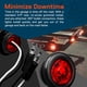 thumbnail image 2 of Juego de 10 Luces Marcadoras LED Rojas Redondas TRUE MODS para Remolque 12V, 2 of 8