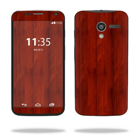 2013 Wood (Mightyskins Protective Skin Decal Cover for Motorola Moto X (1st Gen 2013) wrap sticker skins Cherry)