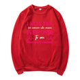 thumbnail image 4 of Cancer Awareness Sweatshirt Women Pink Ribbon Sweatshirts Crew Neck Long Sleeve Pullover Cancer Survivor Tee Tops (Red, XXXL), 4 of 4