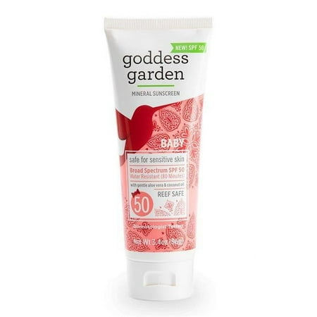 Goddess Garden 238332 3.4 oz Goddess Garden SPF 50 Baby Sunscreen Lotion