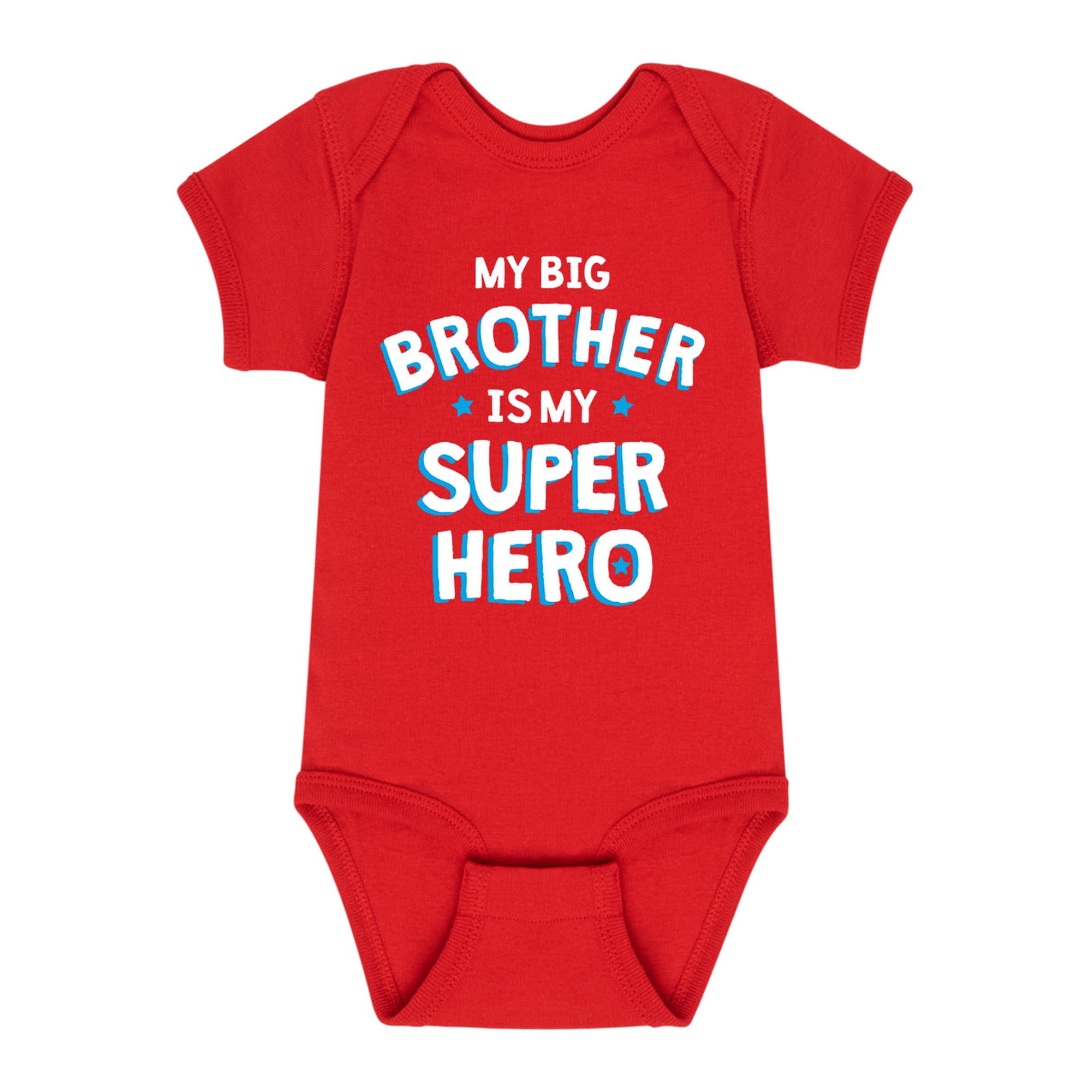 Instant Message - My Big Brother Superhero Baby Graphic One Piece
