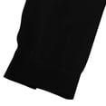 thumbnail image 4 of Miluxas Women's Summer Cute Tie Front Romper -Long Sleeve V-Neck Loose Fit Short Jumpsuit Lightweight Comfy Solid Beach Trip Outfits Black, 4 of 8
